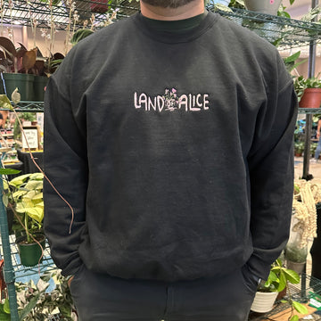 Land of Alice embroidered crewneck sweater